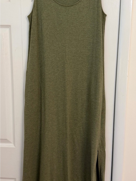 J. Jill Dresses & Skirts - J. Jill Olive Sleeveless Maxi Dress